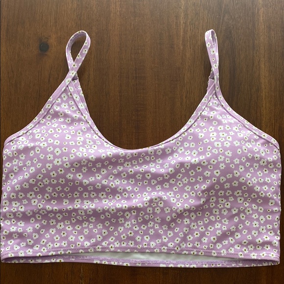 lavender floral bikini set - Picture 3 of 10